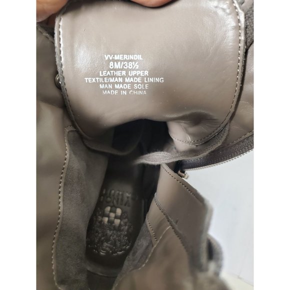 Vince Camuto Women's Maissa Quilted Suede Lace-Up Boots Size 8M - Picture 10 of 10